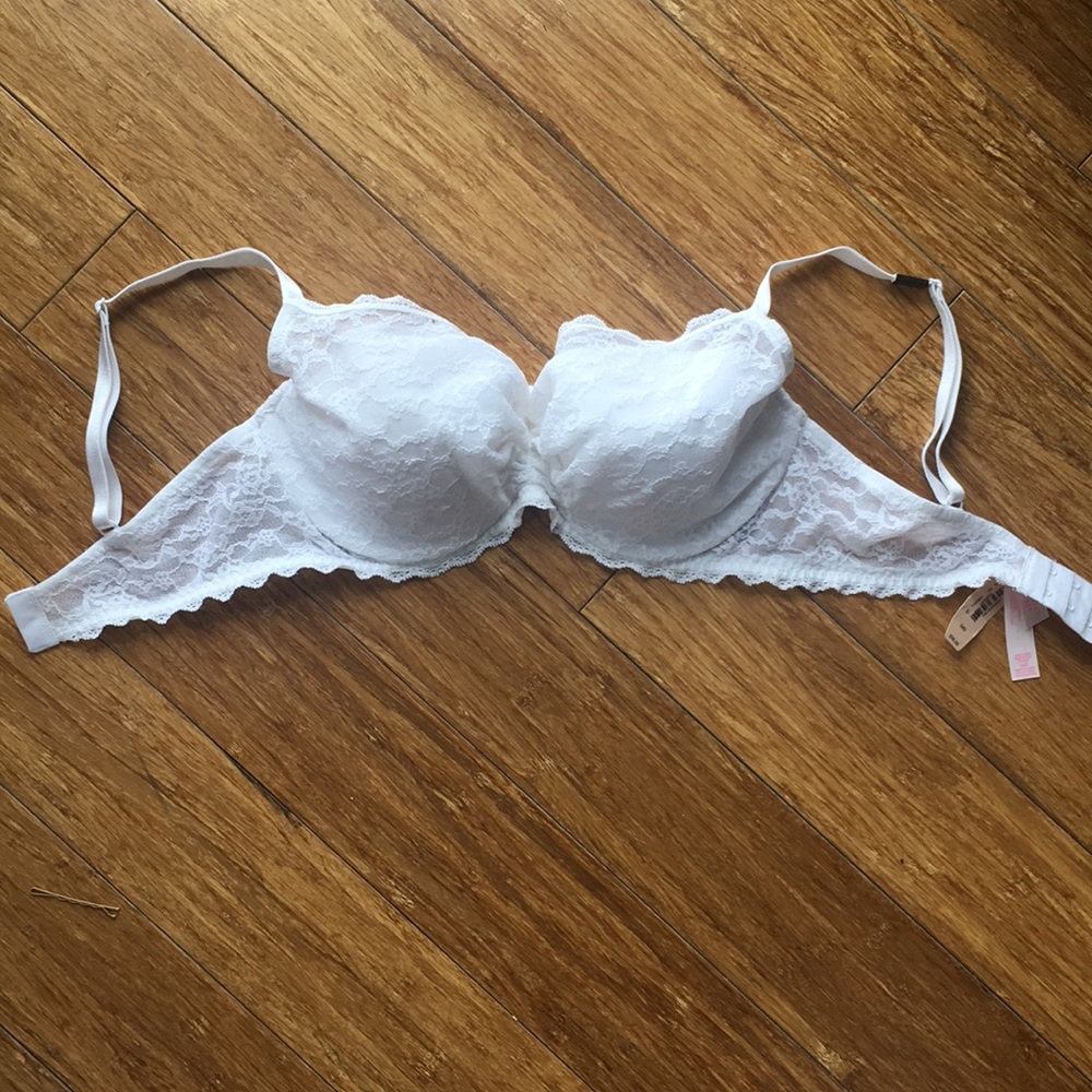 White Lace Bra
